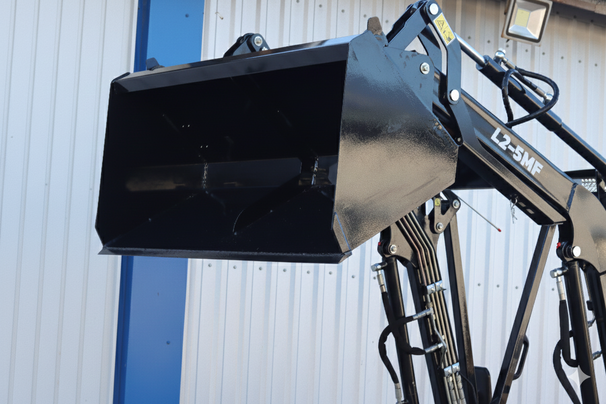 25 PS Kleintraktor Captain Black mit Frontlader für Hofarbeit