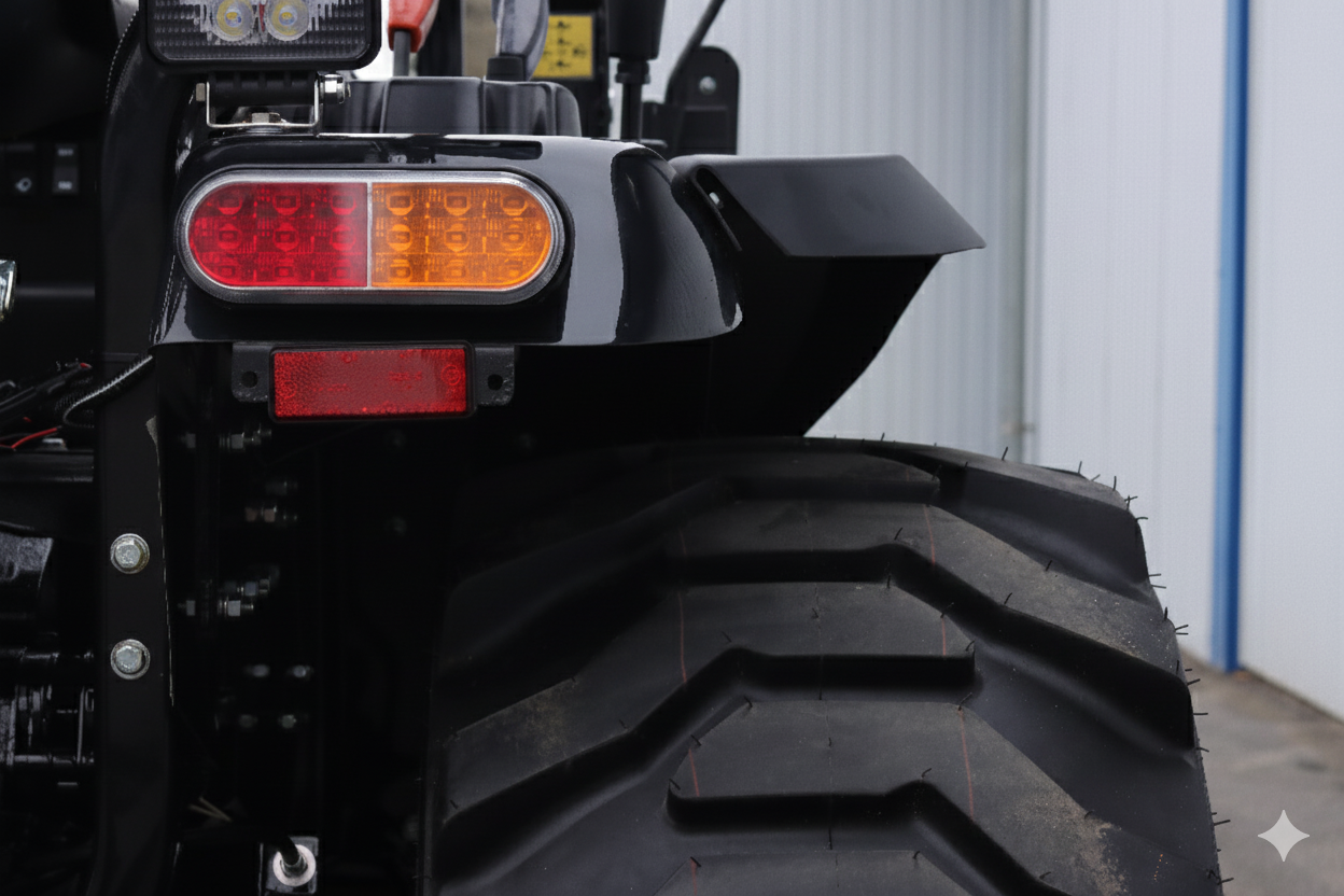 Traktor mit Schneeschild